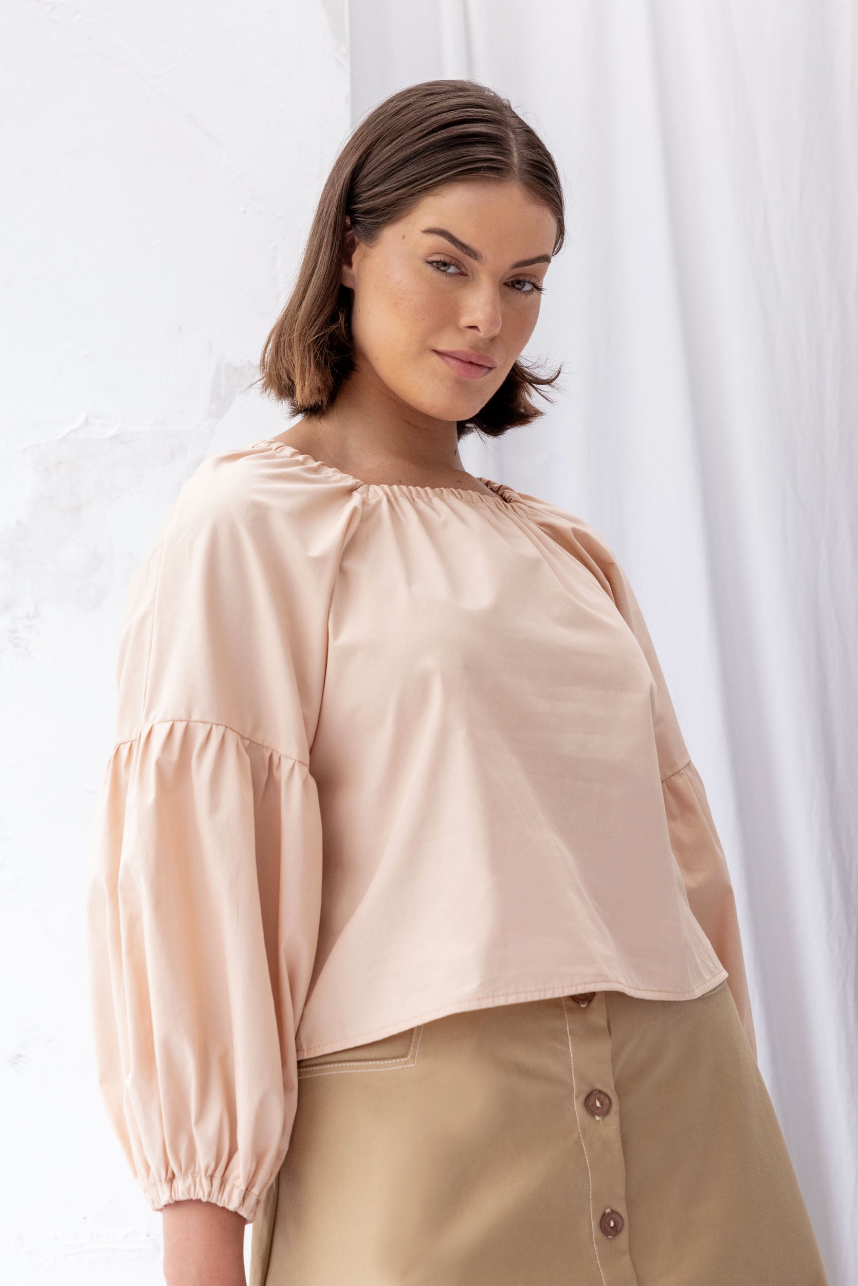 Mahina Top | Blush - ReCreate Clothing