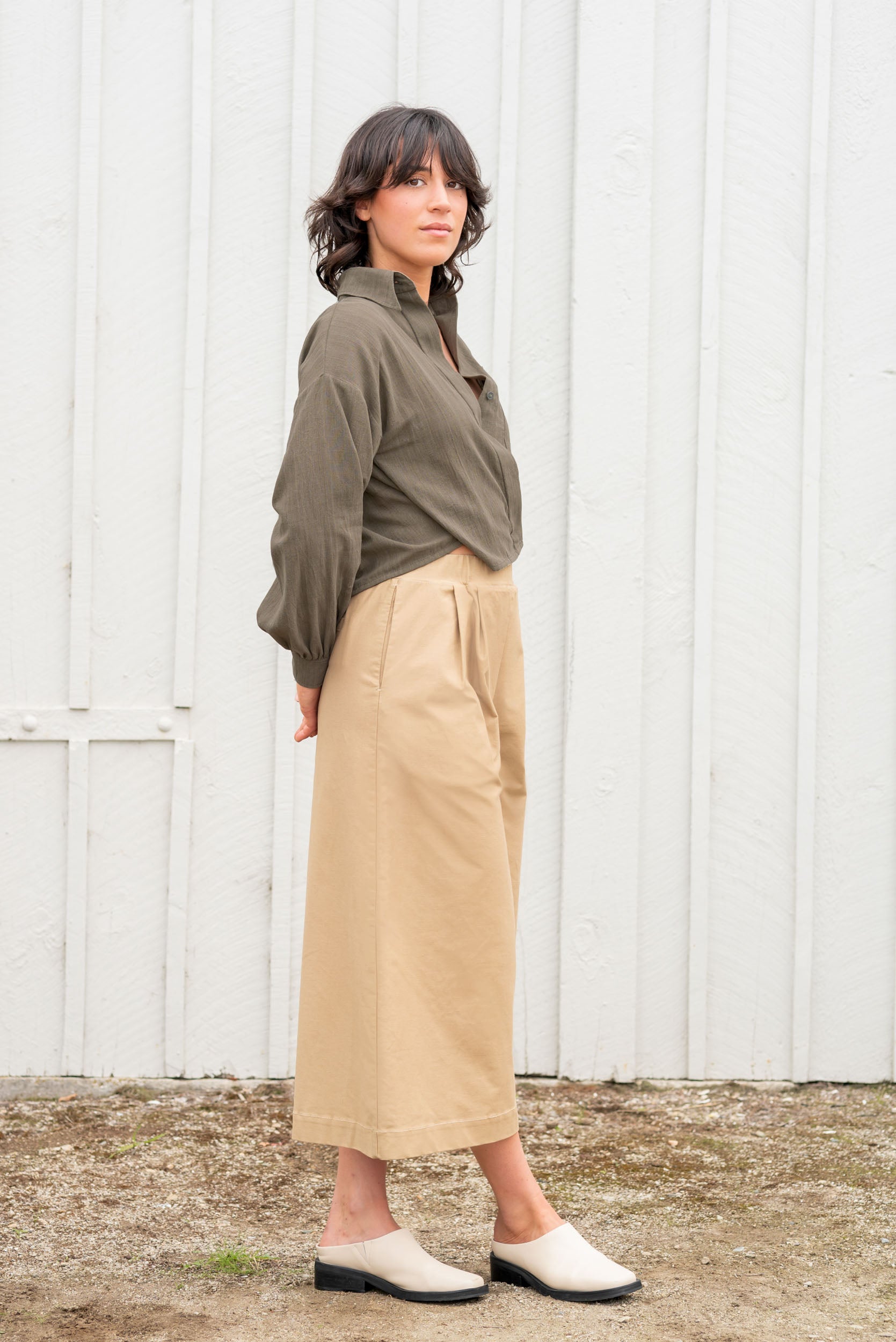 Boxy Shirt | Olive