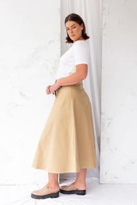 Cruise Skirt | Tan - ReCreate Clothing