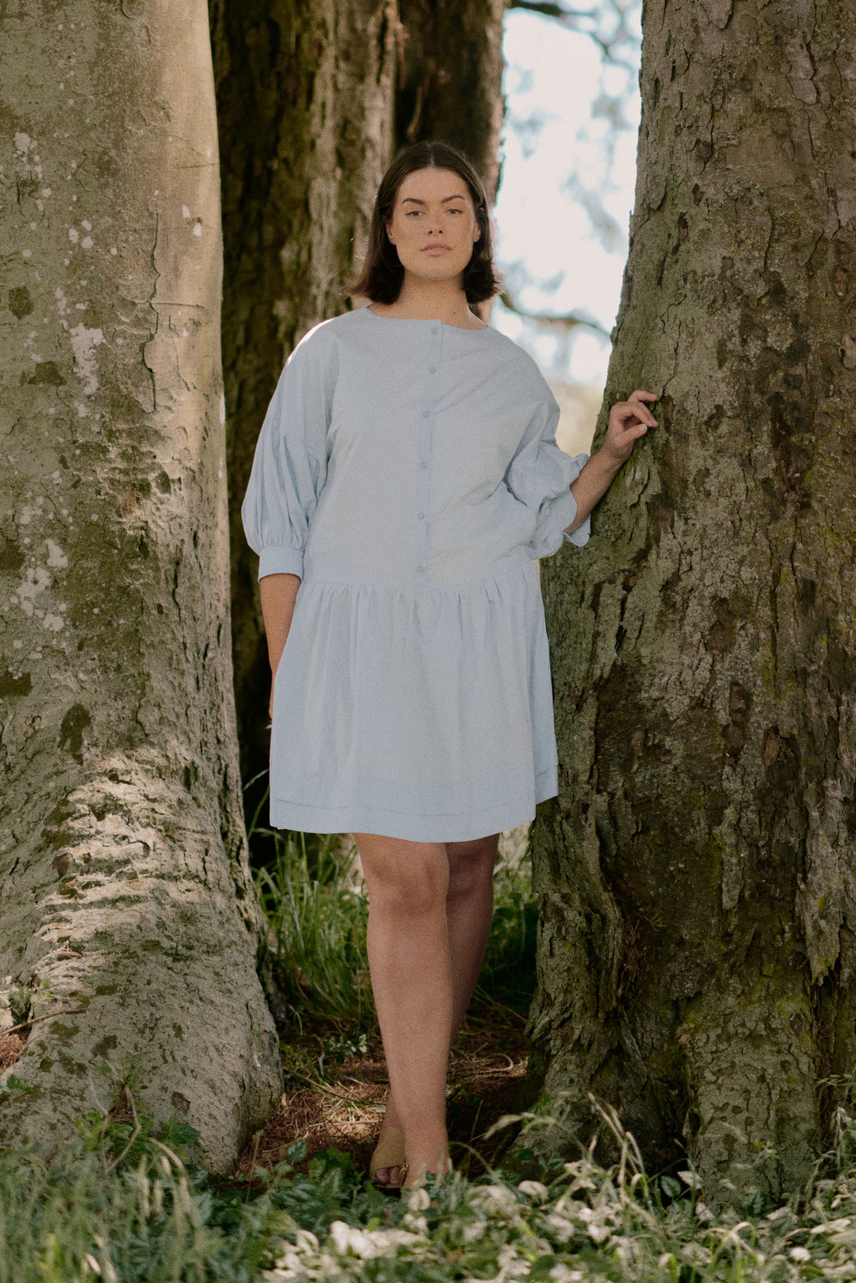 Otto Dress | Sky Blue - ReCreate Clothing