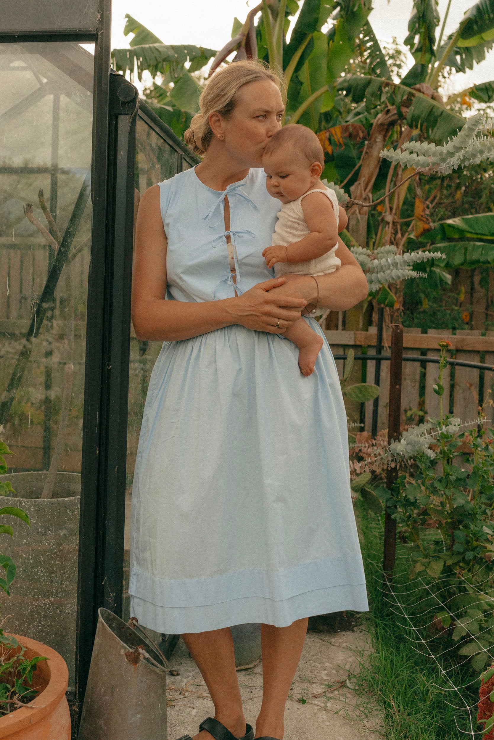 Frankie Dress | Sky Blue | M - ReCreate Clothing