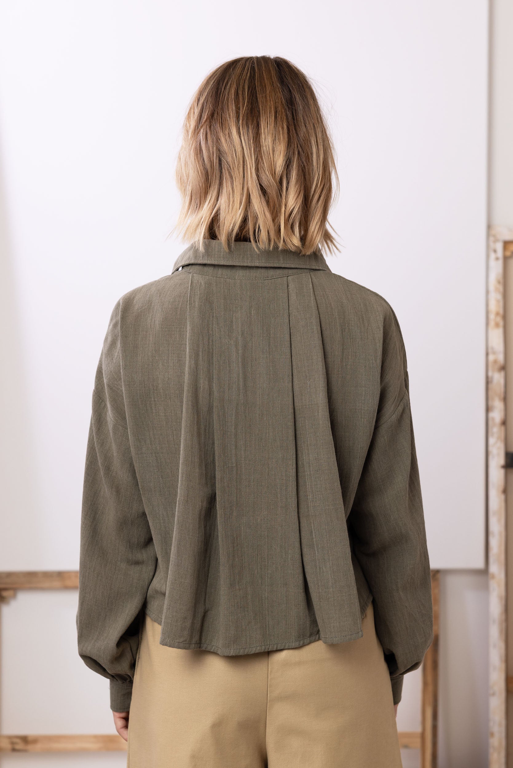 Boxy Shirt | Olive
