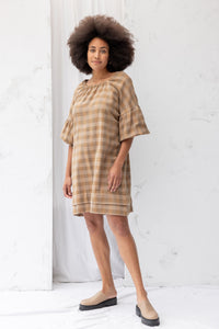 Mahina Dress | Earth Check - ReCreate Clothing