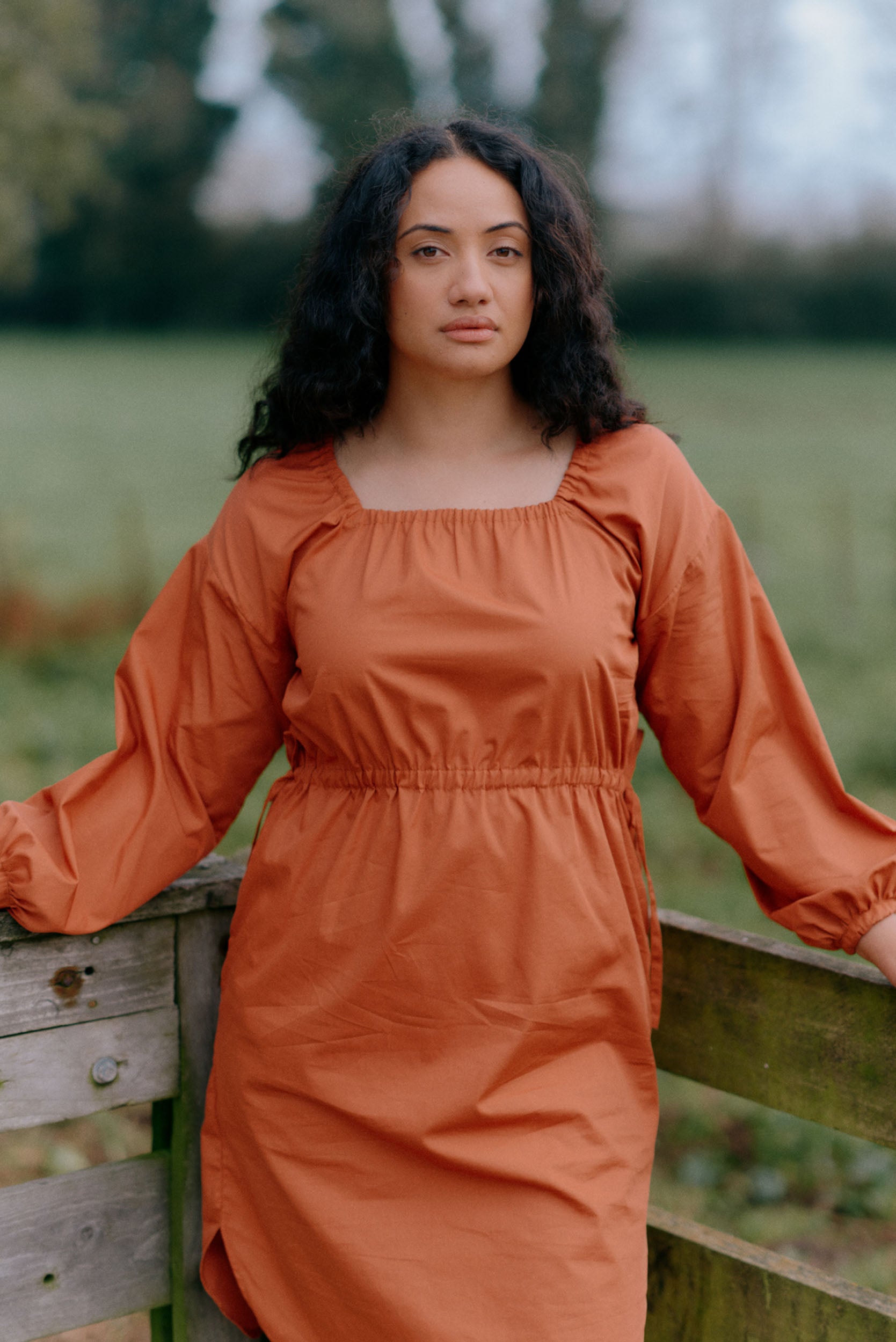 Rose Dress | Burnt Sienna | S - ReCreate Clothing