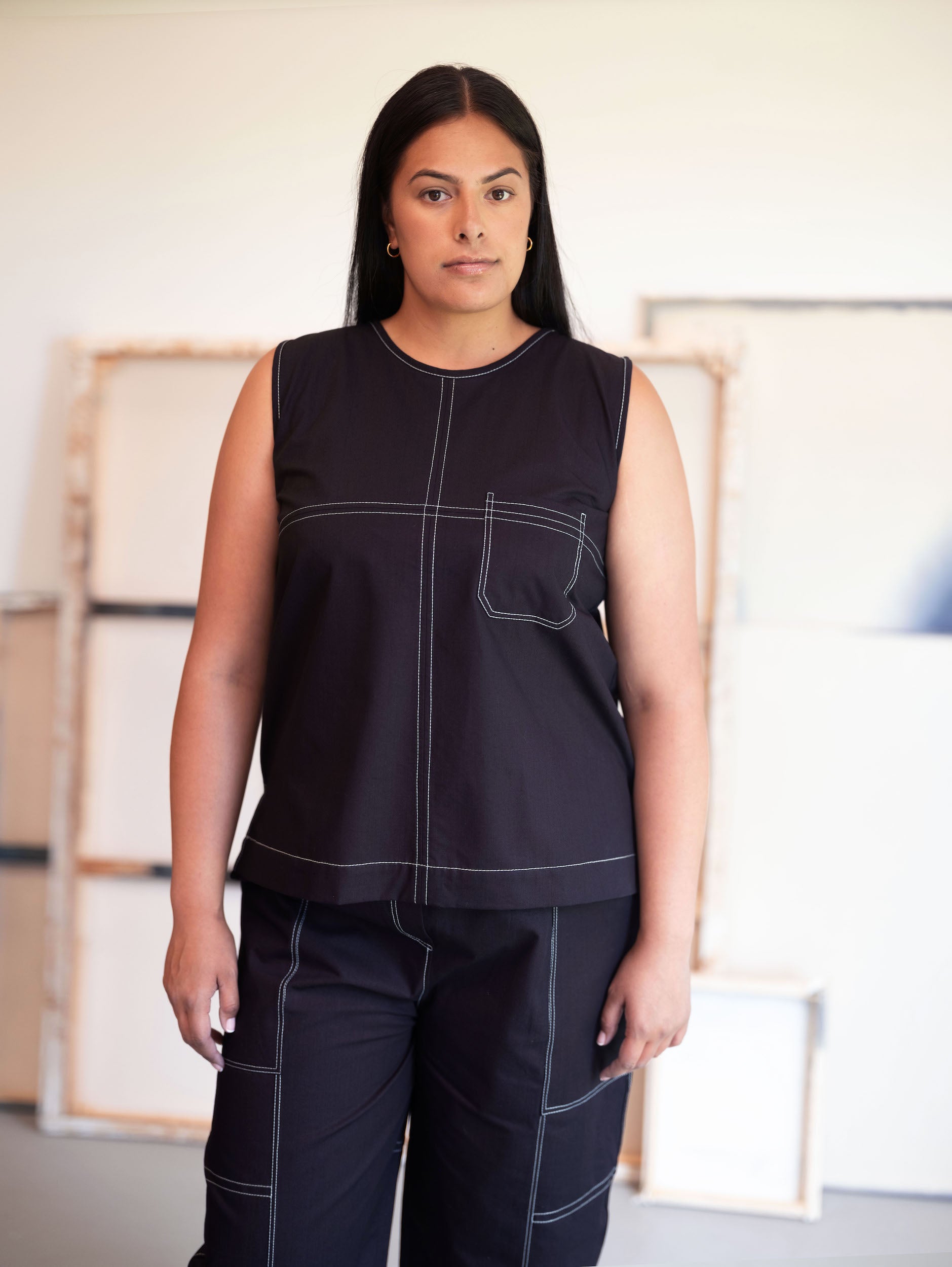 Upside Top | Indigo - ReCreate Clothing