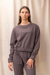 Ivy Sweatshirt | Charcoal | M - ReCreate Clothing