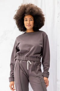 Ivy Sweatshirt | Charcoal | M - ReCreate Clothing