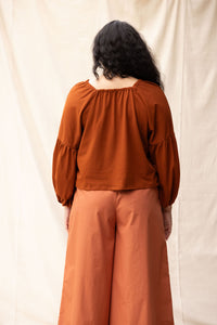 Mahina Top | Chestnut | M - ReCreate Clothing