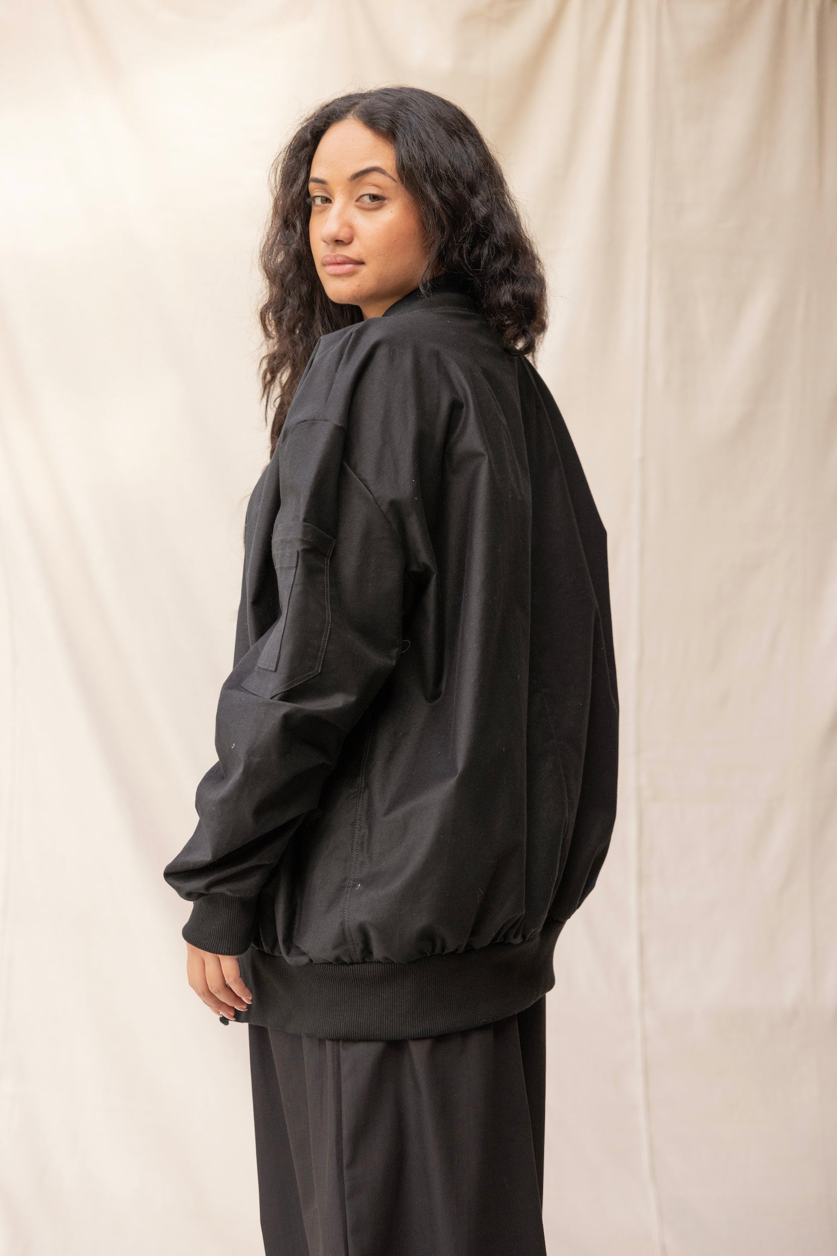Midi Jacket | Black | M - ReCreate Clothing