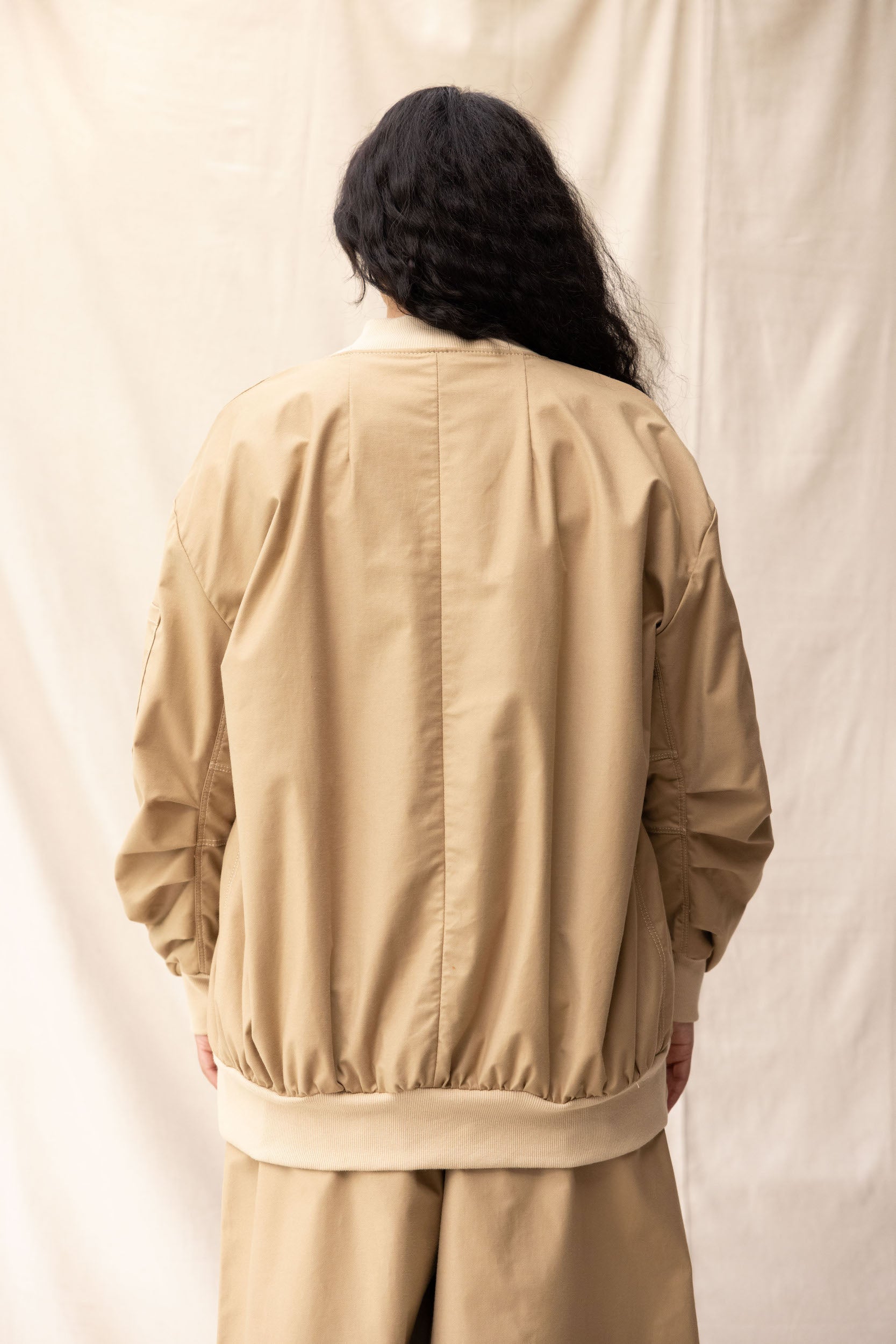 Midi Jacket | Tan | M - ReCreate Clothing