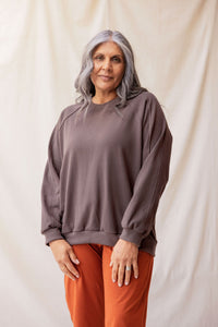 Poplar Sweatshirt | Charcoal | M - ReCreate Clothing