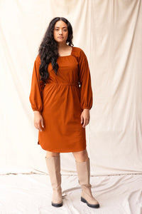 Rose Dress | Chestnut | M - ReCreate Clothing