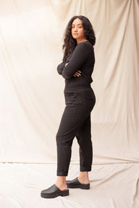 Travel Pant | Black | L - ReCreate Clothing