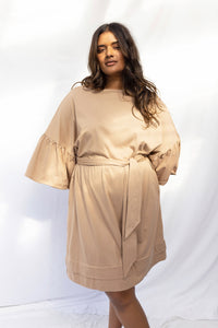 Latitude Dress | Clay (M/L only) - ReCreate Clothing