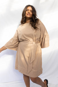 Latitude Dress | Clay (M/L only) - ReCreate Clothing